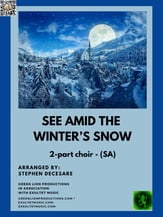 See Amid The Winter's Snow SA choral sheet music cover